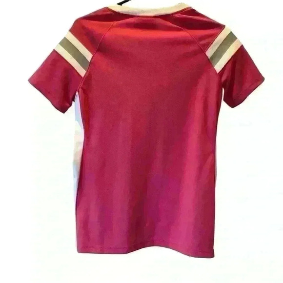 Dallas Cowboys V neck ladies cut PINK with sequins HER STYLE game day jersey-S - Picture 2 of 6